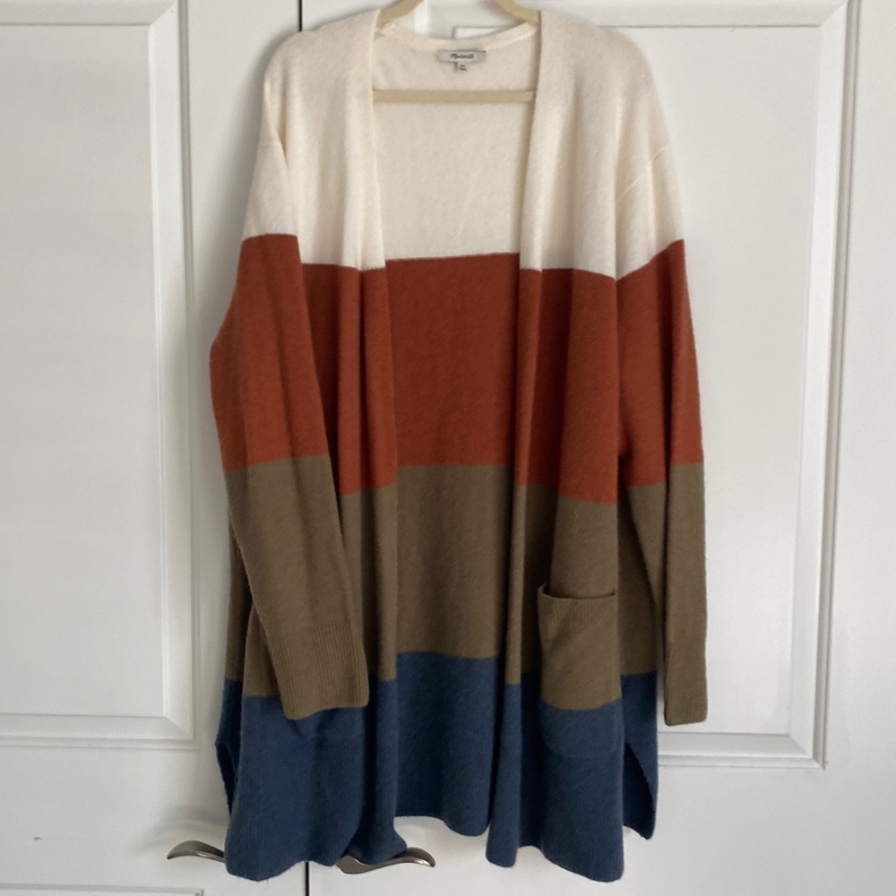 Madewell Long Cardigan with Pockets XXL